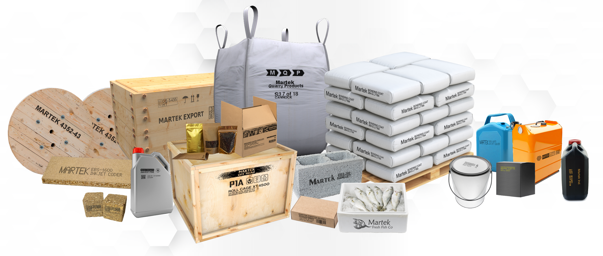 Samples printed with Bentsai, EBS and REINER handheld inkjet printers